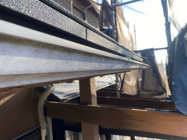 三木市で交換予定の塩ビ製雨樋